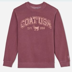 Men's Goat USA Linden Crewneck Sweatshirt Crimson